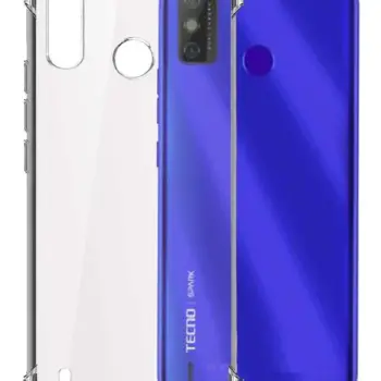 Tecno Spark Go Mobile Back Cover/Protection Case Transparent TPU With High Quality Soft Silicon Material