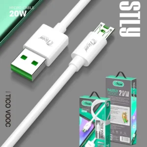 Tico Vooc 20W Quick Charge High-Quality Pure Copper Micro USB Data Cable