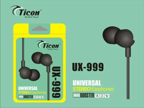 UX-999 Ticon 3.5mm Jack Champ Earphone