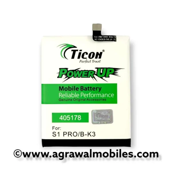 Vivo S1 Pro - B-K3 - Ticon High Quality Android Mobile Battery