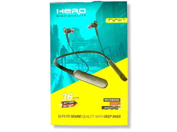 Hero Rhythm 2 Wireless / Bluetooth Neckband With 36 Hours Battery Backup