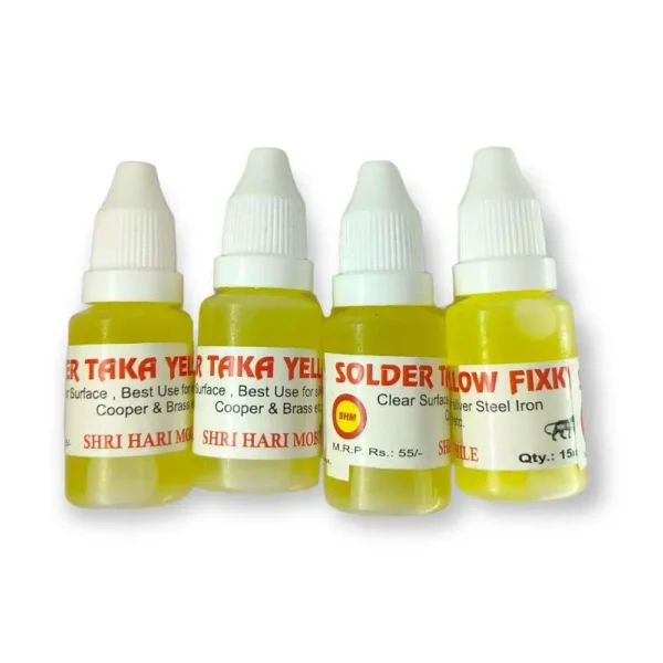 Soldering Taka Fixi Yellow Paste For Reparing Electronics Products (Pack of 4)