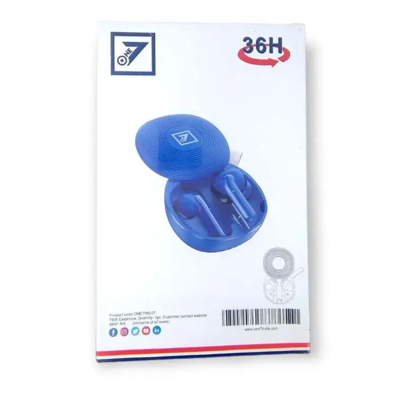 One 7 ONE TWS-07 Fly To Fit True Wireless In Ear 36H Headset