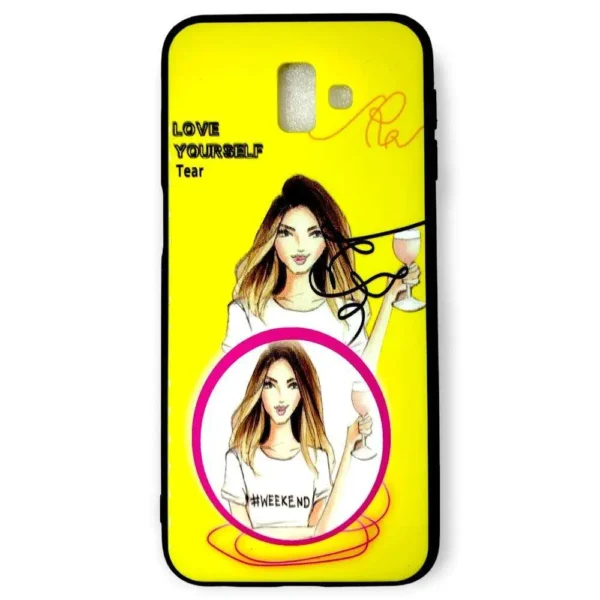 Samsung J6 Plus/J6+ Mobile Back Cover/Protection Case With High Quality Material - Girlish Print