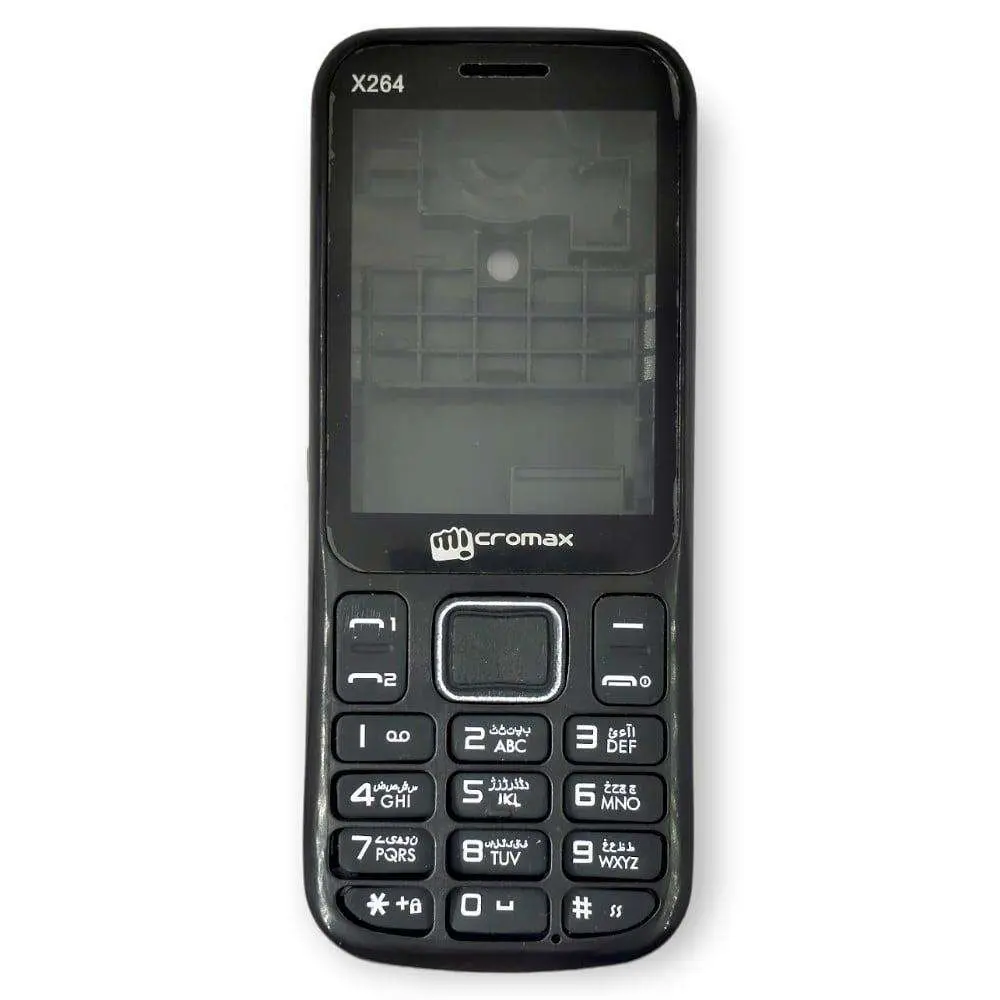 Micromax X264 Full Housing/Body Panel/Cabinet Complete With Mid Panel (Lowest Price)