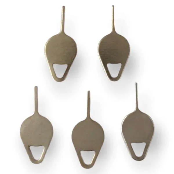 Mobile Sim Ejector Pin Stylish Sim Ejector Tool Creative Design ( Pack of 5 )