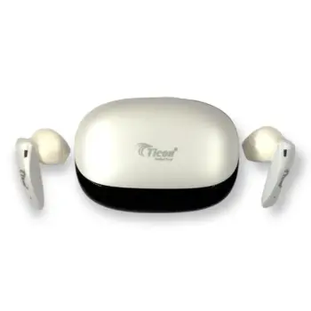 Ticon Buds Play King TWS-290 White Wireless Earbuds 30 Hrs. Music Time