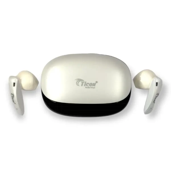 Ticon Buds Play King TWS-290 White Wireless Earbuds 30 Hrs. Music Time