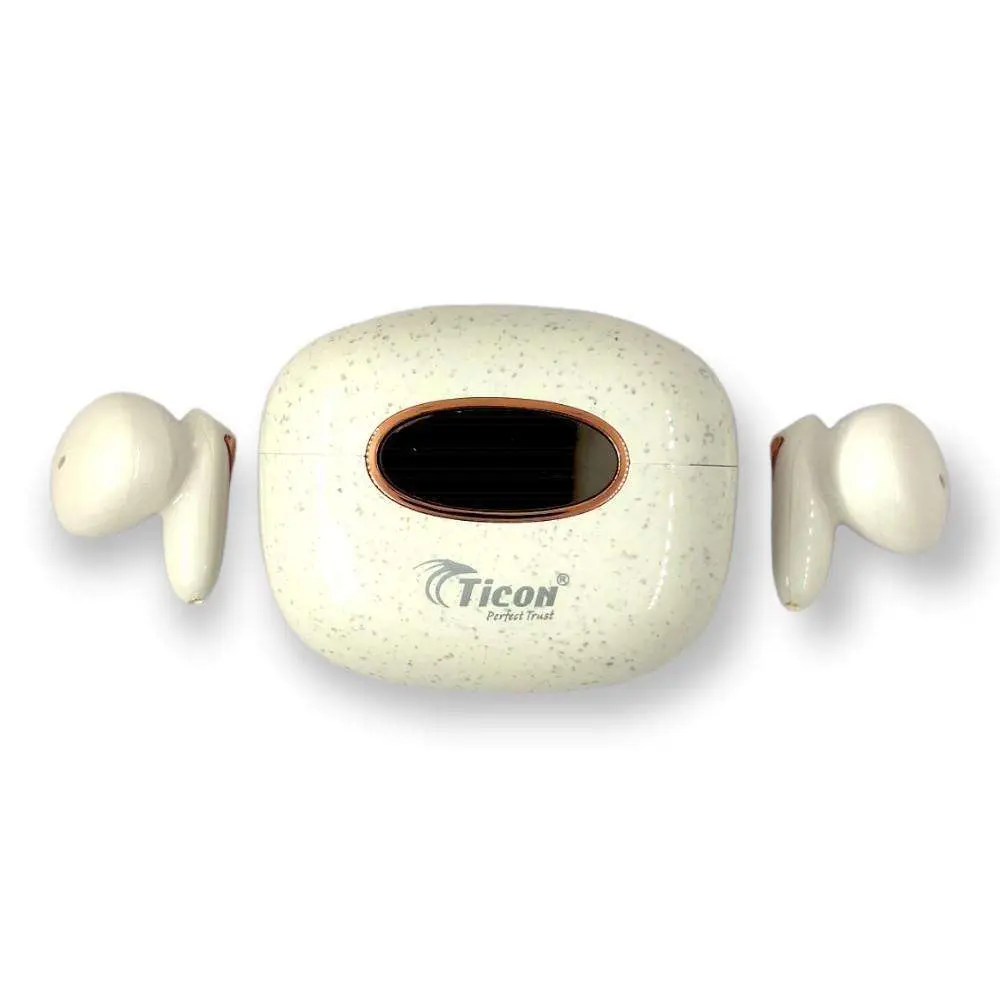 Ticon Buds Mini Blast TWS-280 Golden Wireless Earbuds 30 Hrs. Music Time