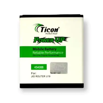 Ticon JIO ROUTER U19 Mobile Battery Power Up For 3.85V/2600mAh