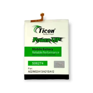 Samsung Galaxy A02/M02/A13/A21S/A12 Ticon Mobile Battery High Quality Mobile Battery 5000mAh/3.85V