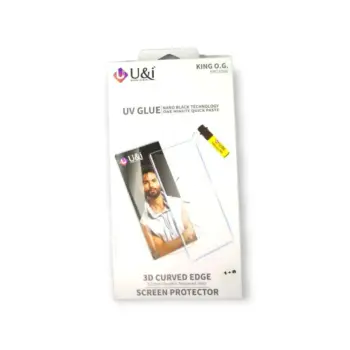 U&i Full Glue UV Tempered Glass For OnePlus 8 With Full Cover Tempered Glass Screen Protector 