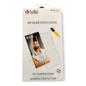 U&i Full Glue UV Tempered Glass For Vivo V23 Pro/Vivo V25 Pro With Full Cover Tempered Glass Screen Protector 