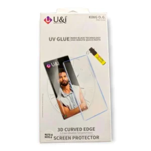 U&i Full Glue UV Tempered Glass For Samsung Galaxy Note 8 / Note 9 With Full Cover Tempered Glass Screen Protector 