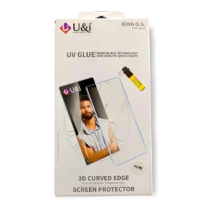 U&i Full Glue UV Tempered Glass For OnePlus 8 Pro With Full Cover Tempered Glass Screen Protector 