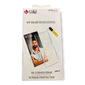 U&i Full Glue UV Tempered Glass For Xiaomi/Mi/Redmi Note 10 With Full Cover Tempered Glass Screen Protector 