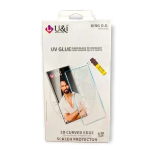U&i Full Glue UV Tempered Glass For Samsung Galaxy S20 Plus With Full Cover Tempered Glass Screen Protector 