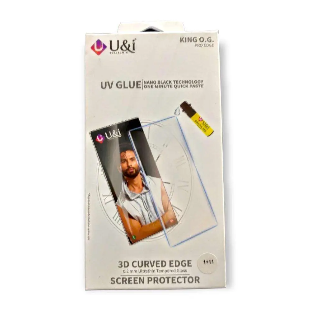 U&i Full Glue UV Tempered Glass For OnePlus 11 5G With Full Cover Tempered Glass Screen Protector