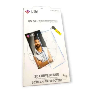 U&i Full Glue UV Tempered Glass For Samsung Galaxy S23 Ultra With Full Cover Tempered Glass Screen Protector 