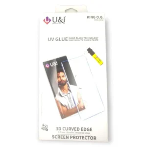 U&i Full Glue UV Tempered Glass For Samsung Galaxy S21 Ultra 5G With Full Cover Tempered Glass Screen Protector 