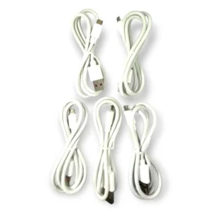 Mobile Charging Cable & With 2 Wires Inside Only Charging Cable Not Data Cable (Pack Of 5)