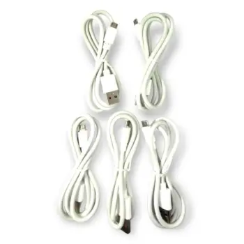 Mobile Charging Cable & With 2 Wires Inside Only Charging Cable Not Data Cable (Pack Of 5)