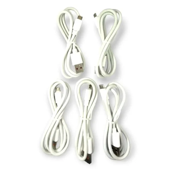 Mobile Charging Cable & With 2 Wires Inside Only Charging Cable Not Data Cable (Pack Of 5)