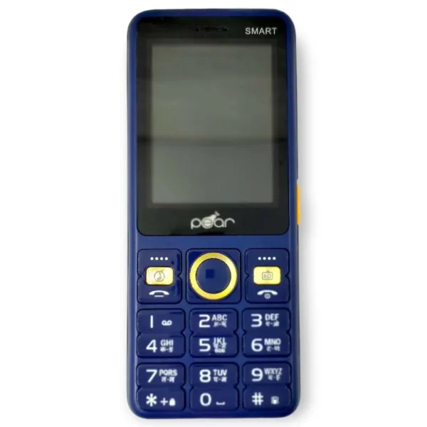 Pear Smart Mobile Phone With Premium Card Phone Flashlight & Powerful Battery