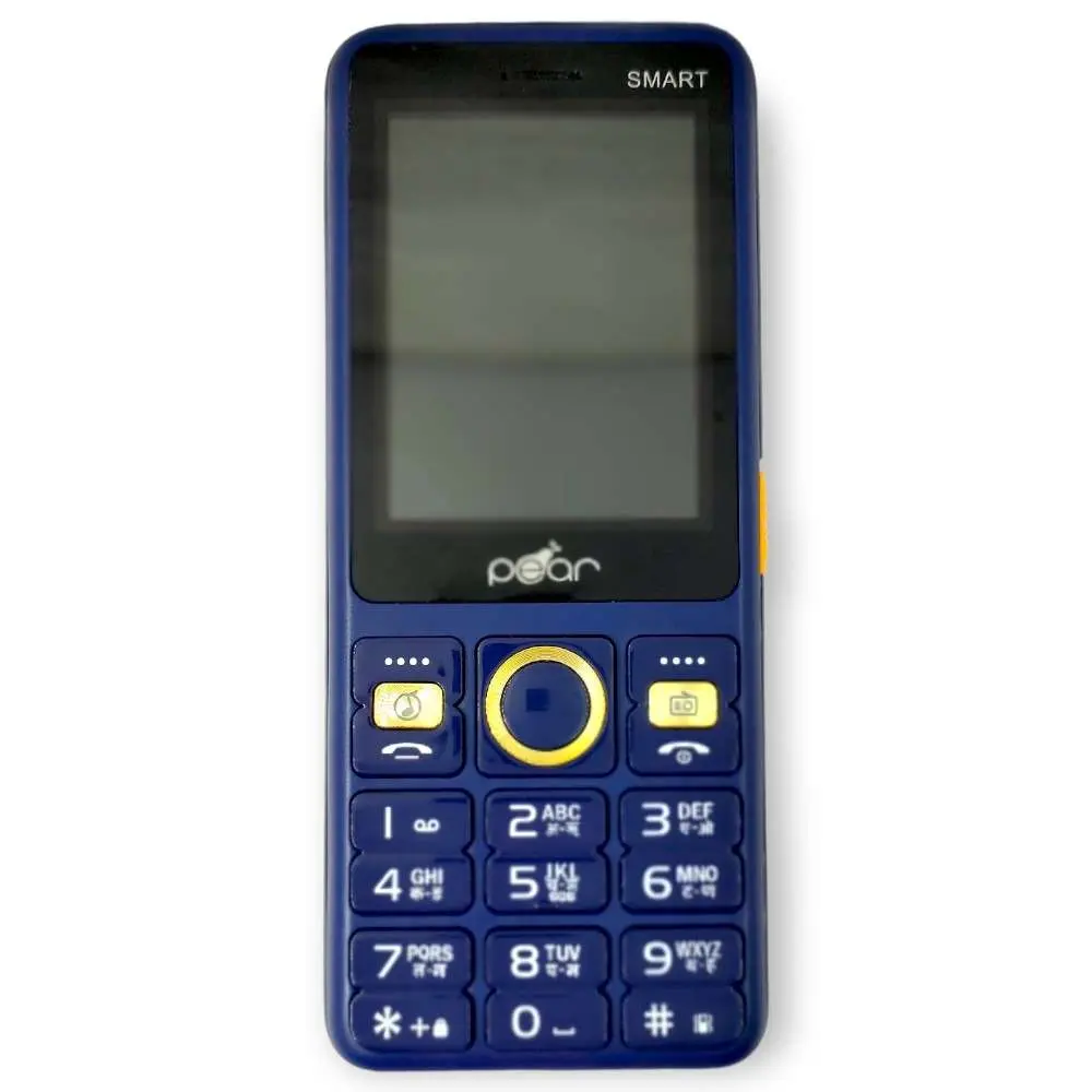 Pear Smart Mobile Phone With Premium Card Phone Flashlight & Powerful Battery