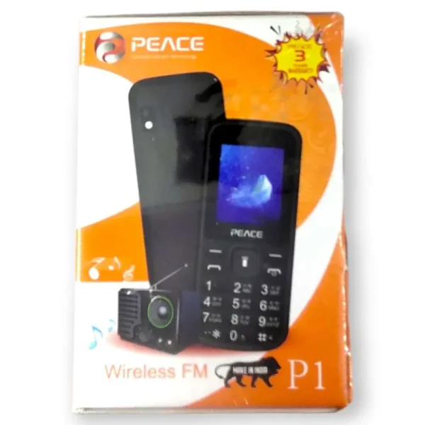 Peace P1 Dual Sim Keypad Mobile Phone & Wireless FM Budget Range Phones