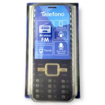 Telefono T2 Dual Sim Keypad Mobile With LED Flash Light Mobile Phone