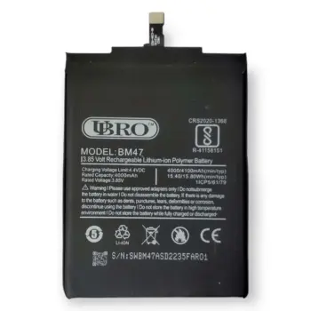 UBRO Li-ion Battery Original Long Lasting High Capacity Redmi 3S BM47 Original Mobile Battery