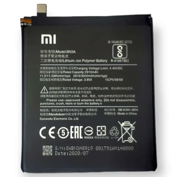 Mobile Battery BN3A Compatible For Redmi Mi Go/BN3A (2910/3000mAh Li-Polymer Battery)