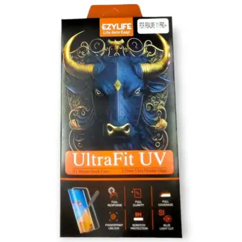 EZYLIFE Ultra Fit UV Tempered Glass/Screen Guard For Realme 11 Pro+ 5G/11 Pro Plus 5G Glass & Mobile Curved Screen Protector