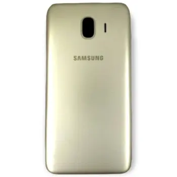 Samsung J4 SM-J400F Full Complete Housing/Body Panel/Cabinet With Back Panel, Mid Frame & Volume Button (Gold)