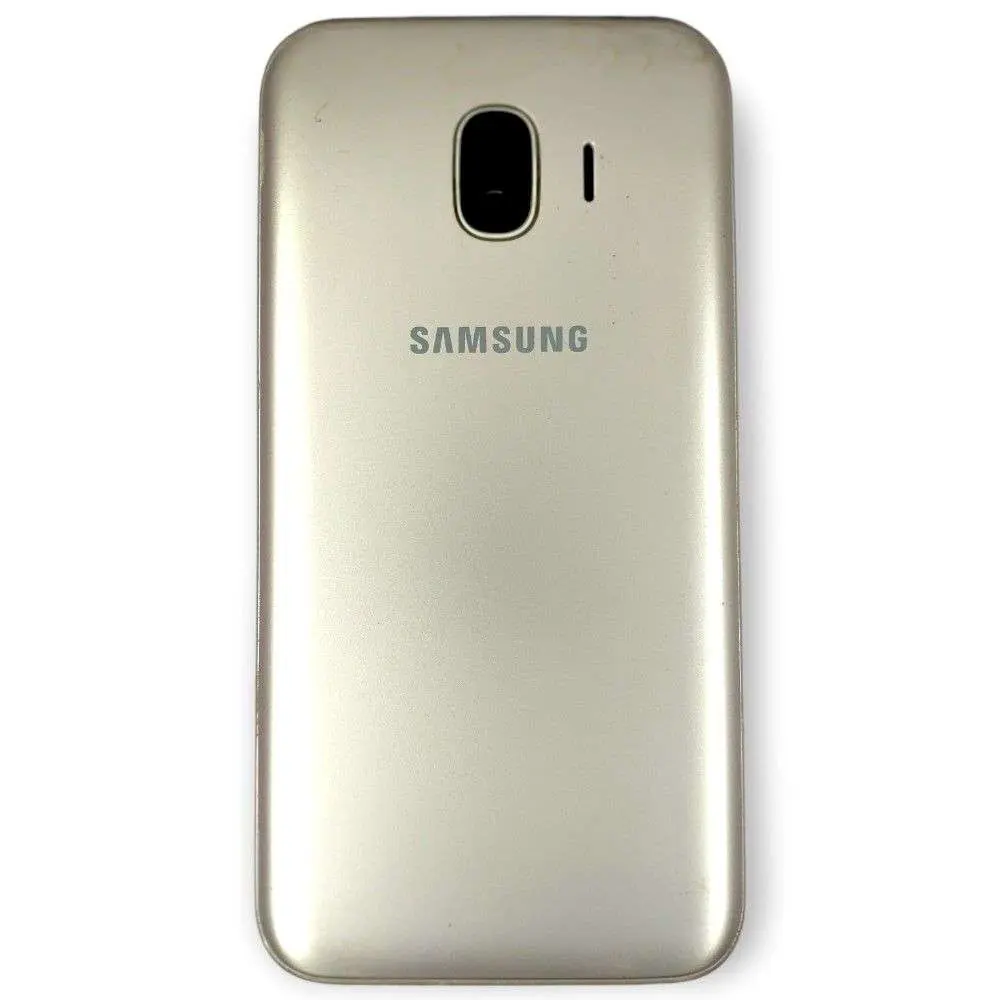 Samsung J2 2018 SM-J250F Full Complete Housing/Body Panel/Cabinet With Back Panel, Mid Frame & Volume Button (Silver)