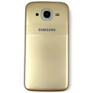 Samsung J2 2016 SM-J210F Full Complete Housing/Body Panel/Cabinet With Back Panel, Mid Frame & Volume Button (Gold)