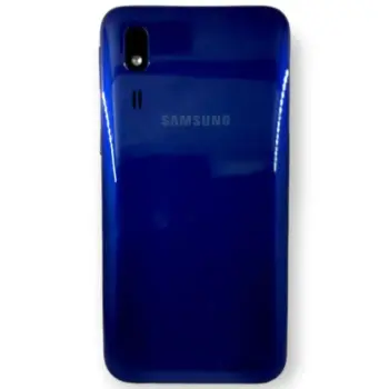 Samsung A2 Core SM-A260F Full Complete Housing/Body Panel/Cabinet With Back Panel, Mid Frame & Volume Button (Blue)