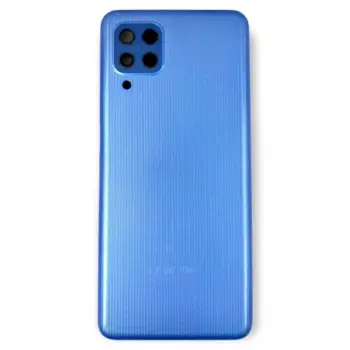 Samsung M22 SM-M225F Full Complete Housing/Body Panel/Cabinet With Back Panel, Mid Frame & Volume Button (Blue)