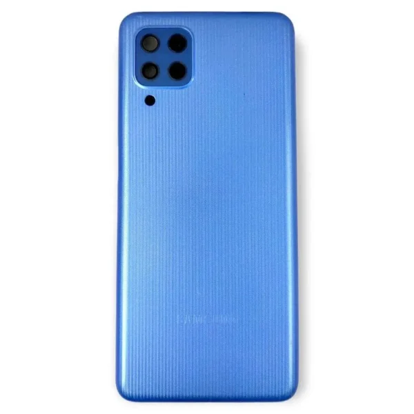 Samsung M22 SM-M225F Full Complete Housing/Body Panel/Cabinet With Back Panel, Mid Frame & Volume Button (Blue)