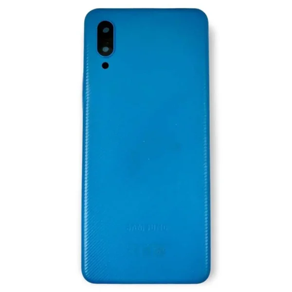 Samsung A02 SM-A025F Full Complete Housing/Body Panel/Cabinet With Back Panel, Mid Frame & Volume Button (Blue)