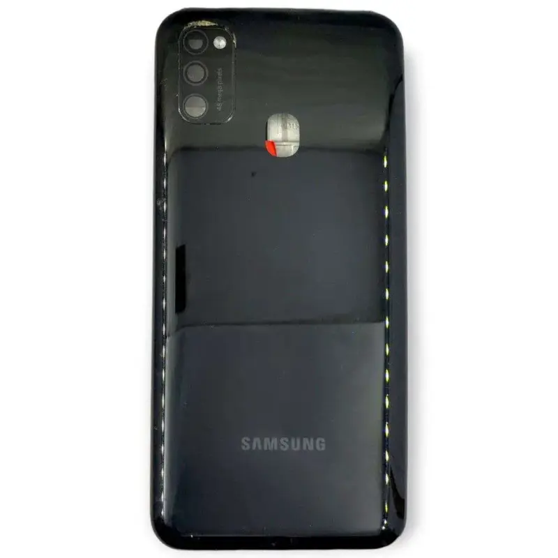 Samsung M21 SM-M215F Full Complete Housing/Body Panel/Cabinet With Back Panel, Mid Frame & Volume Button (Black)