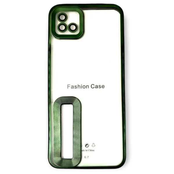 Realme C20/C11 2021 CD Chrome Cover/Mobile Back Cover/Protection Case/TPU(Green)
