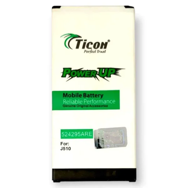 Samsung Galaxy J5 2016/J510 Mobile Ticon Li-ion Battery With 3100mAh Capacity/3.85V