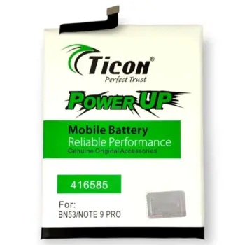 Mi Note 9 Pro BN-53 Mobile Ticon Li-ion Battery With 5000mAh Capacity/3.85V