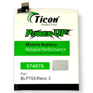 OPPO Reno 3 BLP755 Mobile Ticon Li-ion Battery With 4025mAh Capacity/3.85V