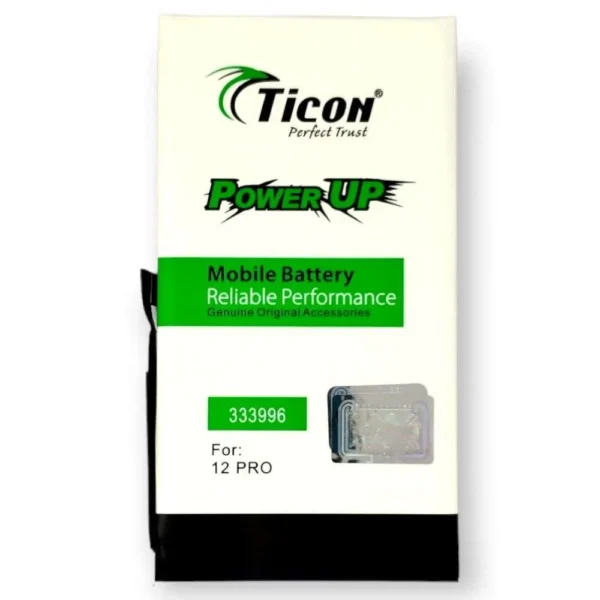 Apple iPhone 12 Pro Mobile Ticon Li-ion Battery With 4000mAh Capacity/3.85V