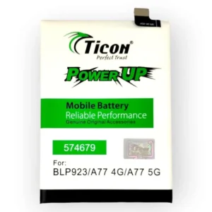 OPPO A77 4G/A77 5G BLP923 Mobile Ticon Li-ion Battery With 5000mAh Capacity/3.85V