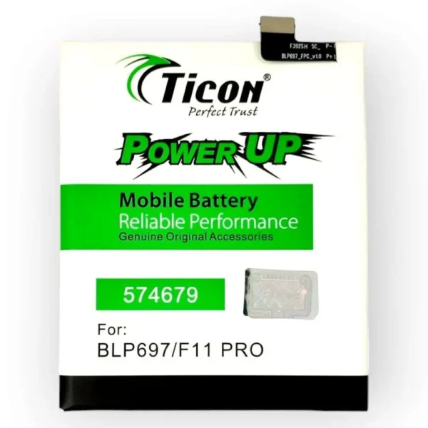 OPPO F11 Pro BLP697 Mobile Ticon Li-ion Battery With 4000mAh Capacity/3.85V