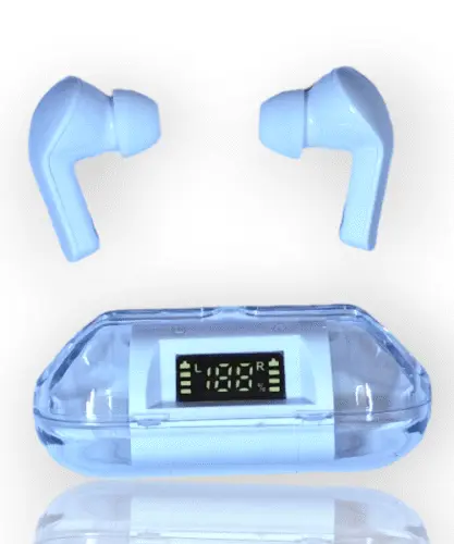 S10 Pro Capsule Style TWS Earbuds V5.3 Transparent Design With Long Battery Backup